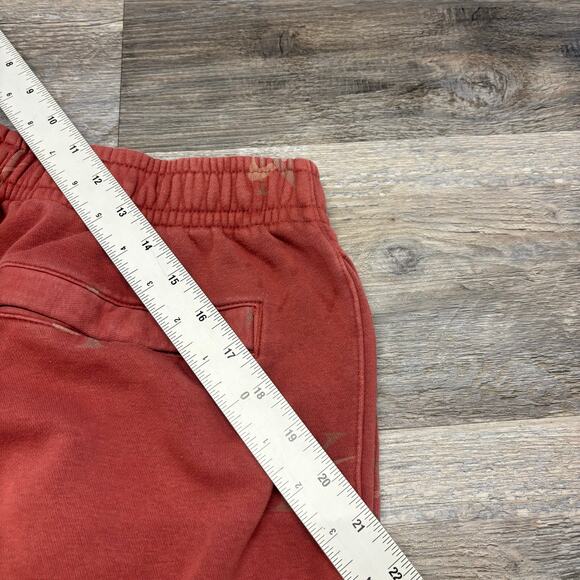 Nike Sportswear Club Fleece Rust Pink Mens M AOP Swoosh Tapered Jogger Sweatpant - Picture 7 of 14